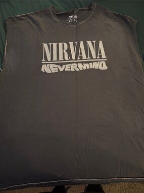 Vintage NIRVANA Gray Muscle Tee